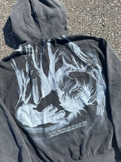 Toji Vintage Washed hoodie-JJK-IYAMIUIO