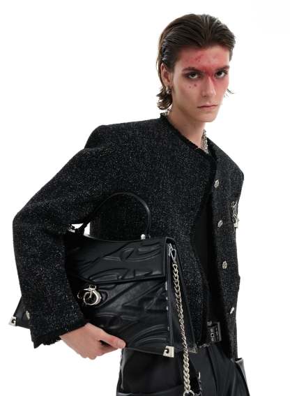 【24s Oct.】Chanel Style Shiny Texture Light Luxury Jacket-IYAMIUIO