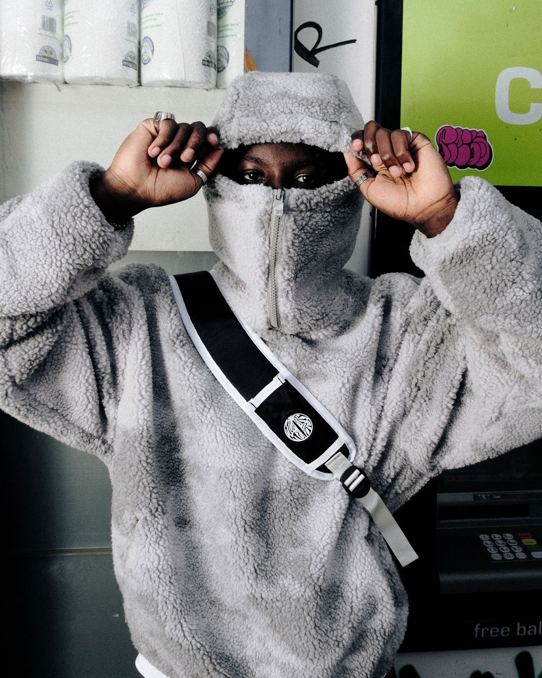 Ninja Fleece Hoodie-IYAMIUIO