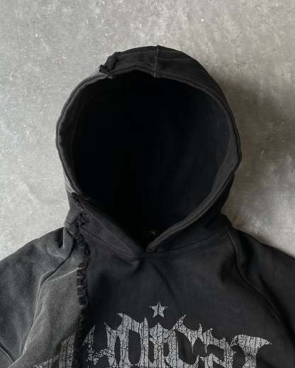 SPLIT PULLOVER (NOIR/COAL)-IYAMIUIO