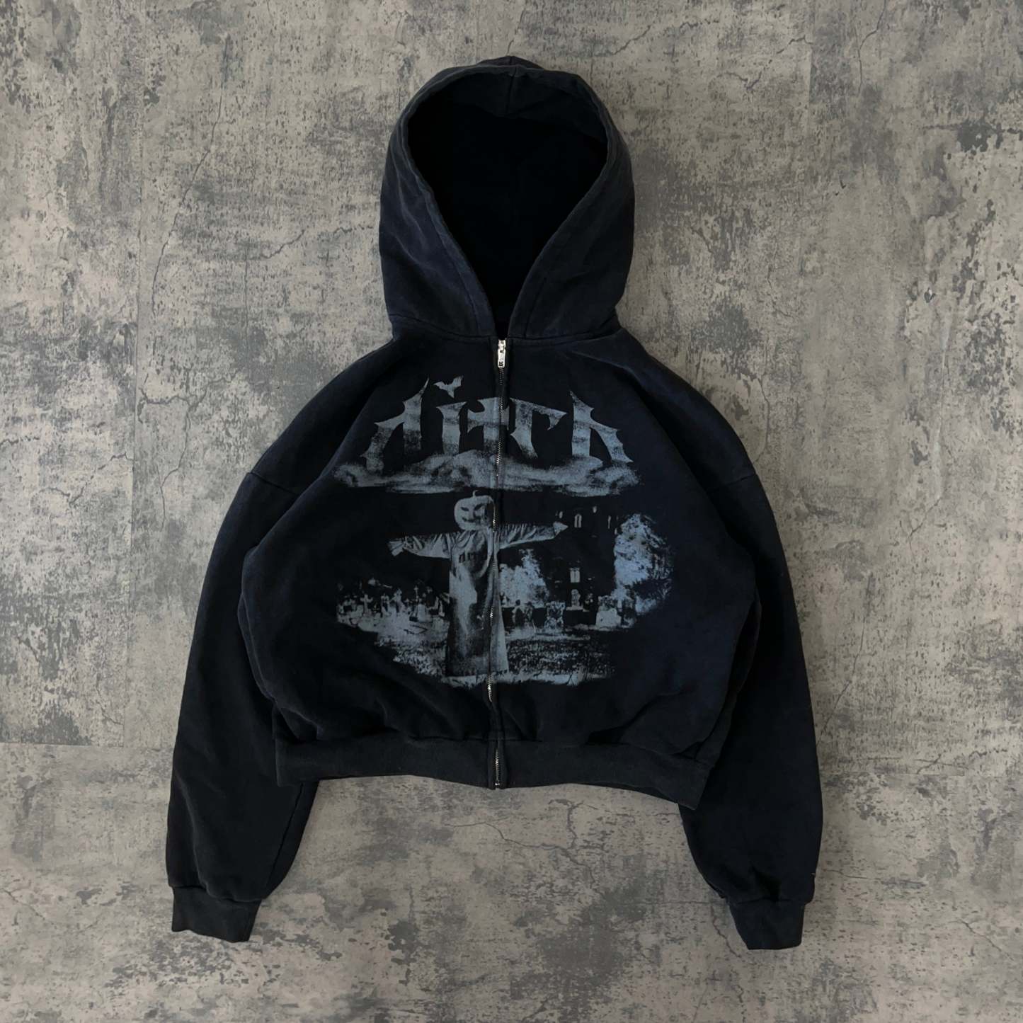 SCARECROW ZIPUP (COAL)-IYAMIUIO