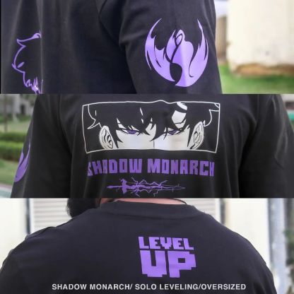 Shadow Monarch Oversized T-Shirt - Solo LVL-IYAMIUIO