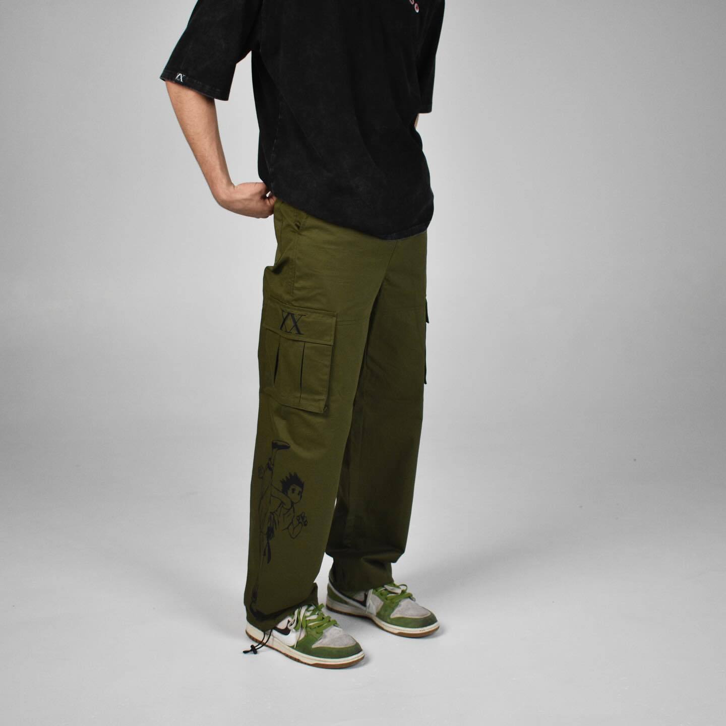 Gon/Killua Parachute pants-HxH-IYAMIUIO