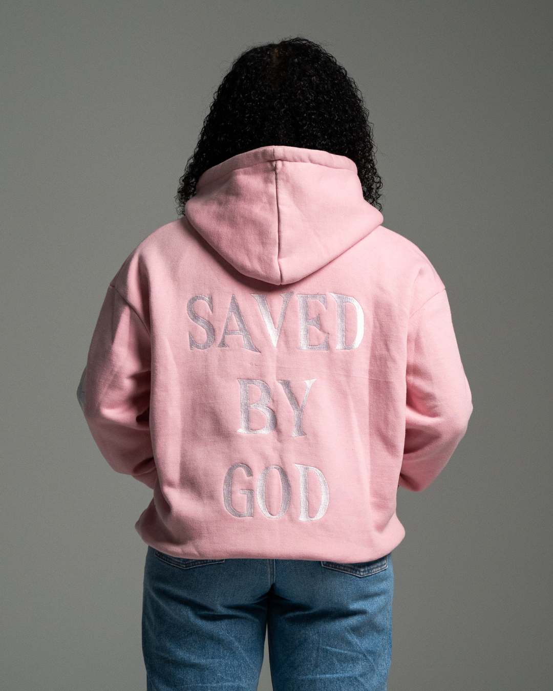 SAVED HOODIE (BABY PINK)-IYAMIUIO