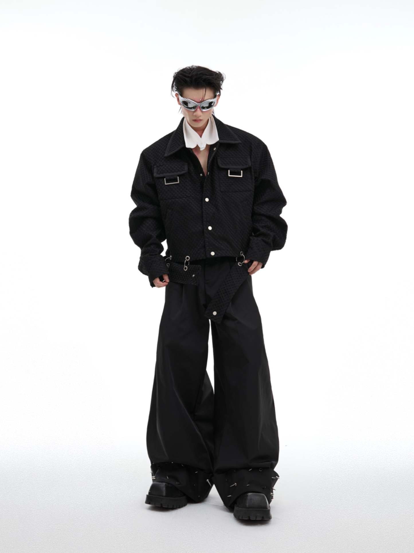 【24s Oct.】Mesh Design Casual Lapel Jacket-IYAMIUIO