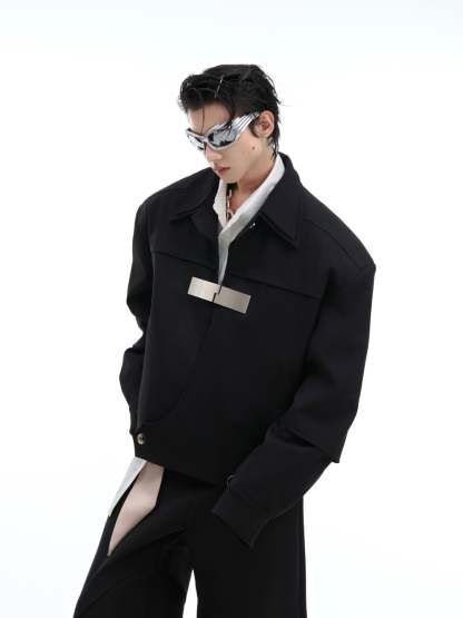 【24s Oct.】Double-Layer Collar Jacket-IYAMIUIO