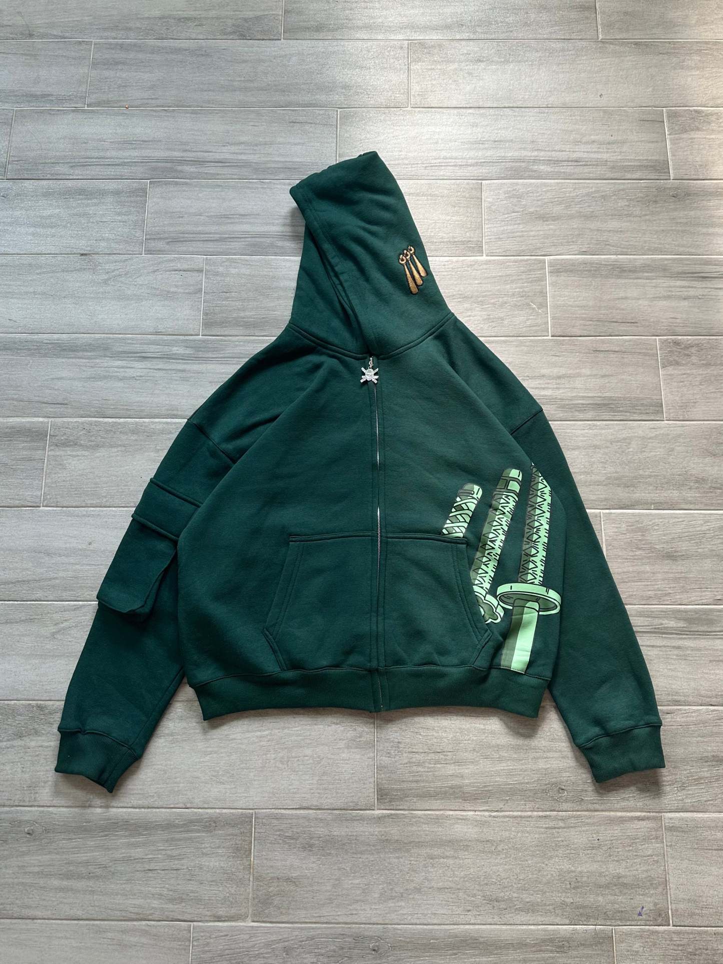 ZORO ZIP-UP (OVERSIZED)-IYAMIUIO