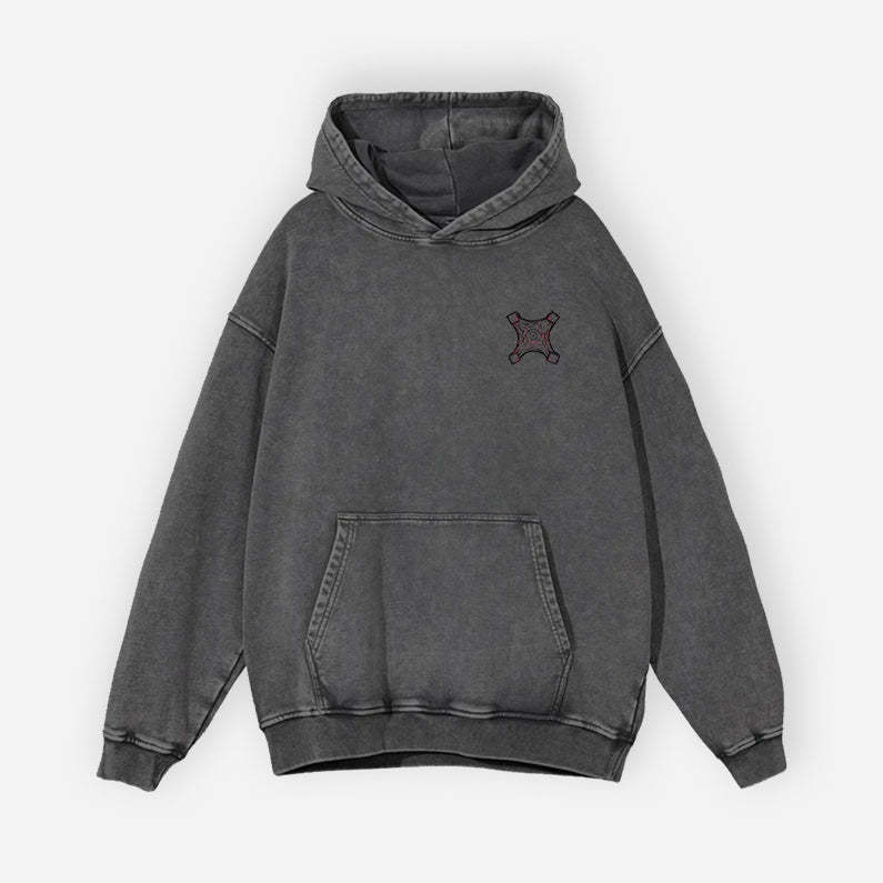 Curse Vintage Hoodie - JJK-IYAMIUIO