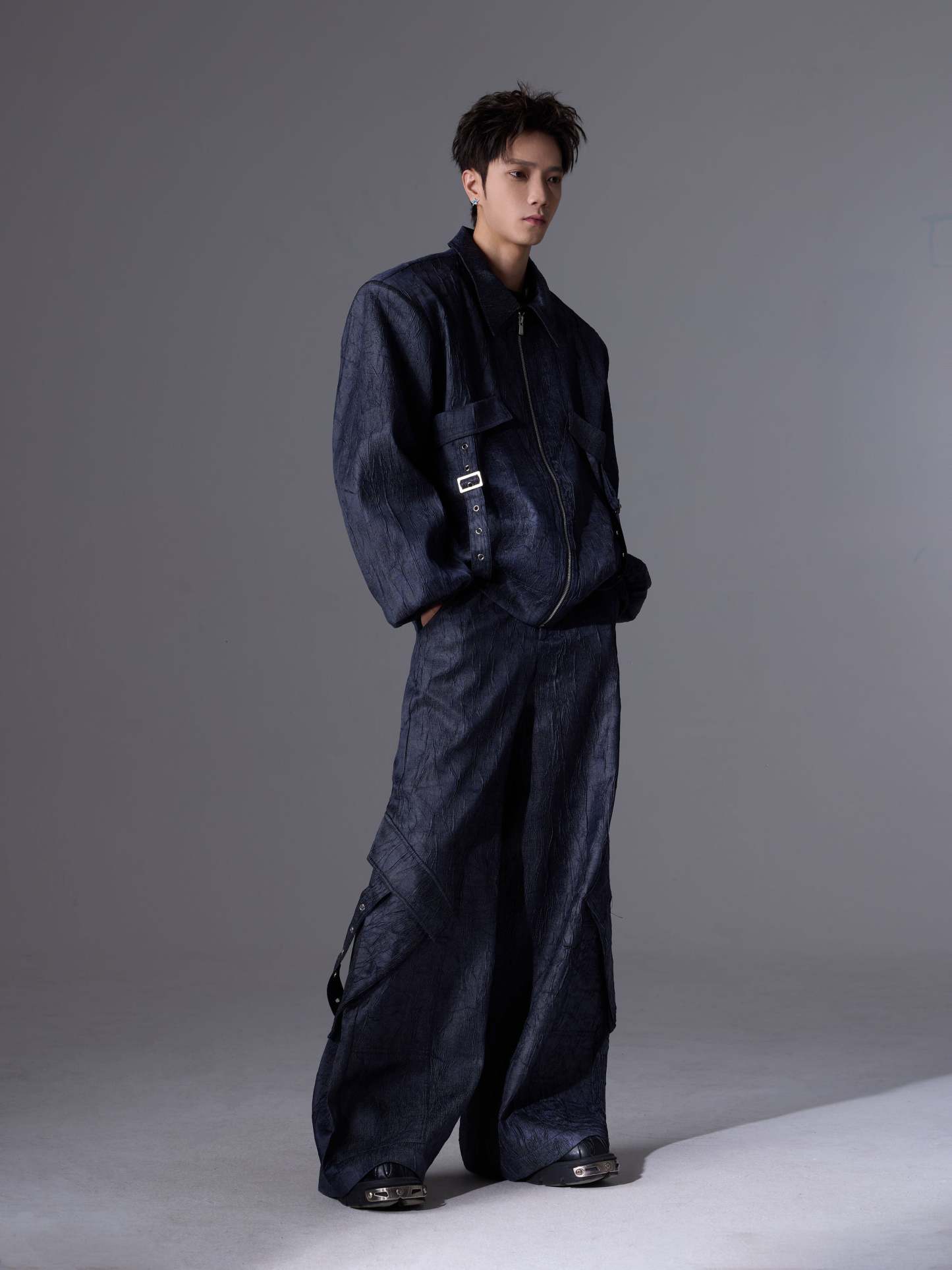 【24s April.】3D Textured Ribbon Jacket-IYAMIUIO