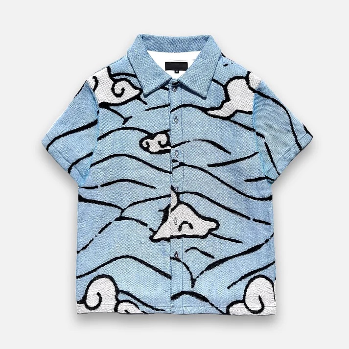 Sakonji Urokodaki Tapestry Button-Up Shirt-Demon Slayer-IYAMIUIO