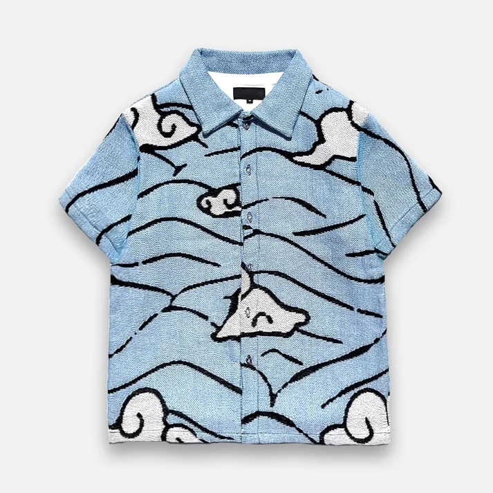 Sakonji Urokodaki Tapestry Button-Up Shirt-Demon Slayer-IYAMIUIO