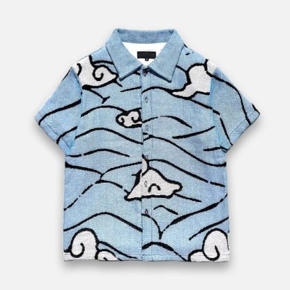 Sakonji Urokodaki Tapestry Button-Up Shirt-Demon Slayer-IYAMIUIO