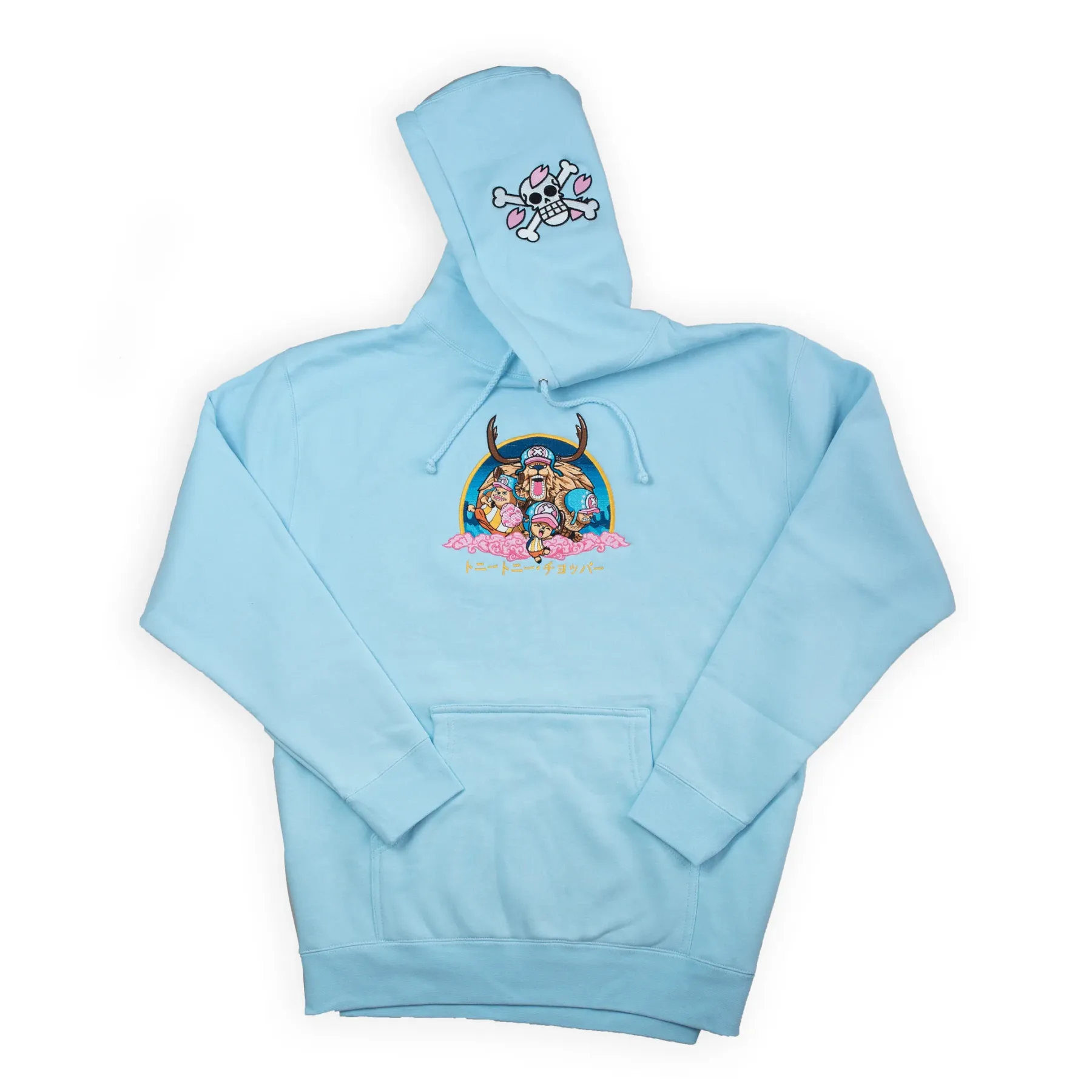 Tony Tony Embroidered Hoodie-IYAMIUIO