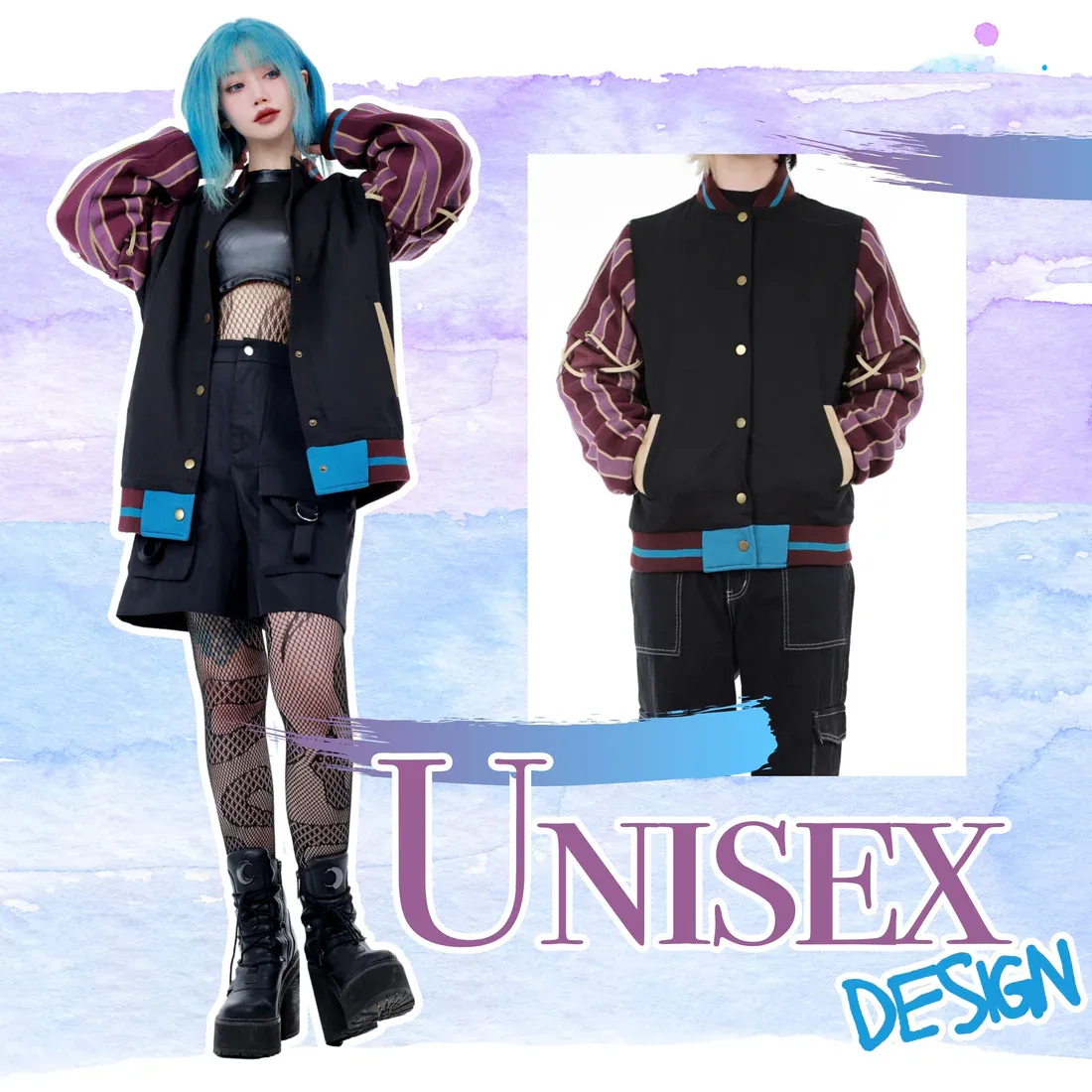 Monkey Bomb Varsity Jacket JINX-IYAMIUIO