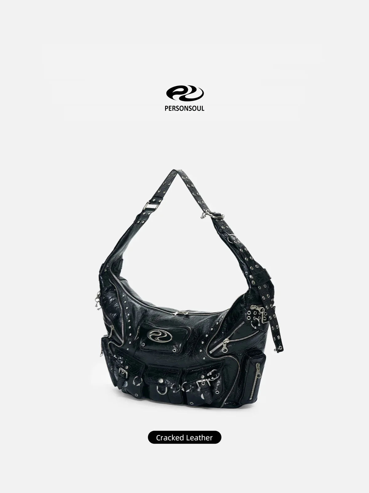 Personsoul Sheepskin Shoulder Bag Small-IYAMIUIO