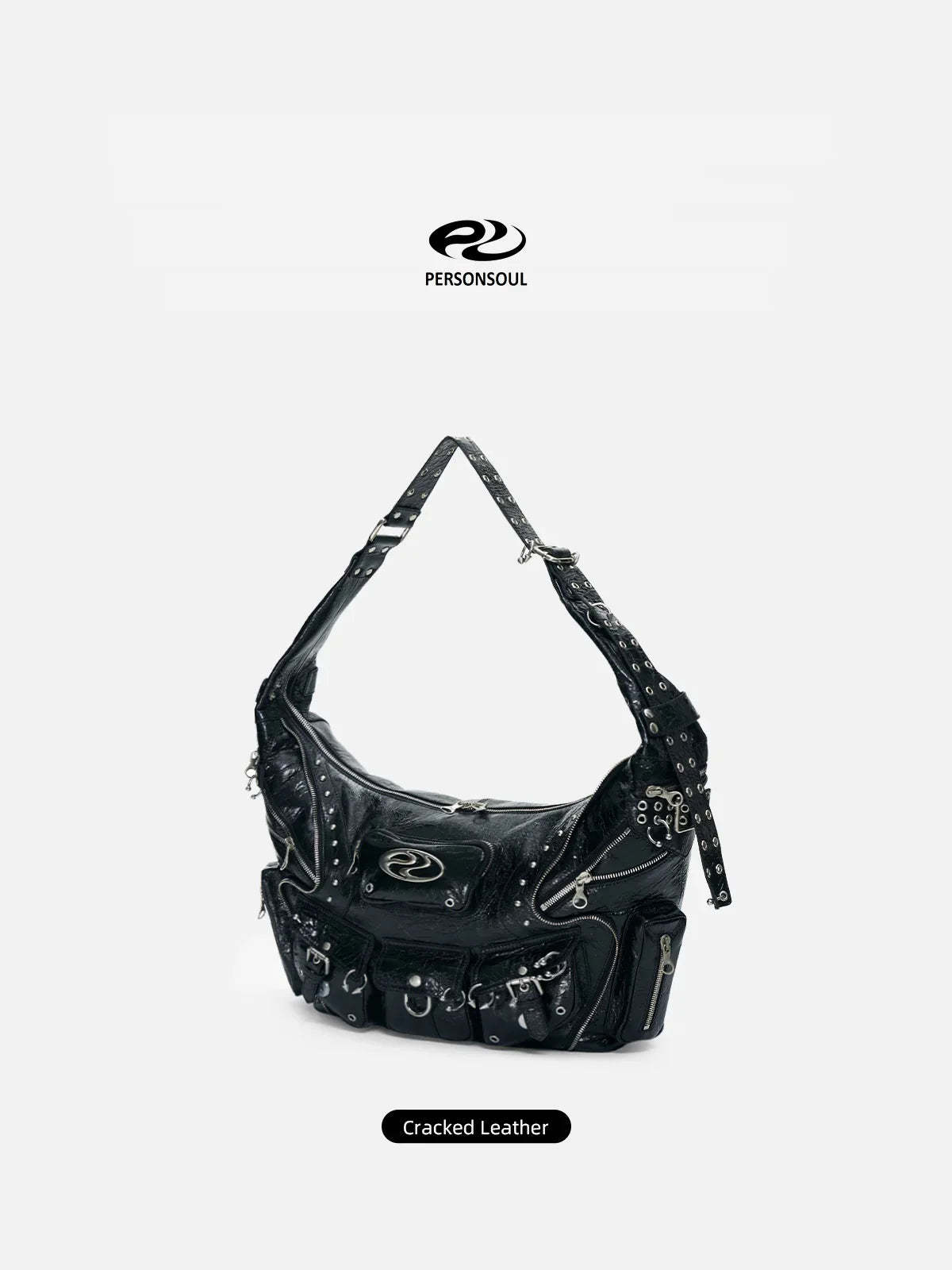 Personsoul Sheepskin Shoulder Bag Small-IYAMIUIO