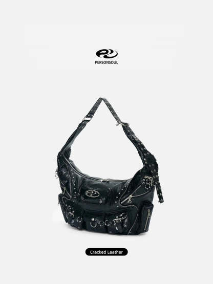 Personsoul Sheepskin Shoulder Bag Small-IYAMIUIO