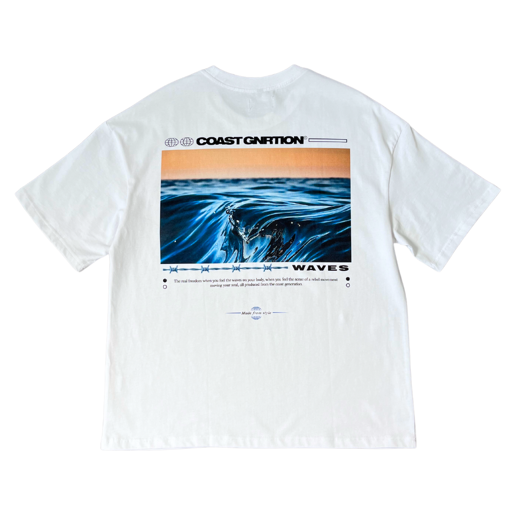 Waves T-shirt-IYAMIUIO