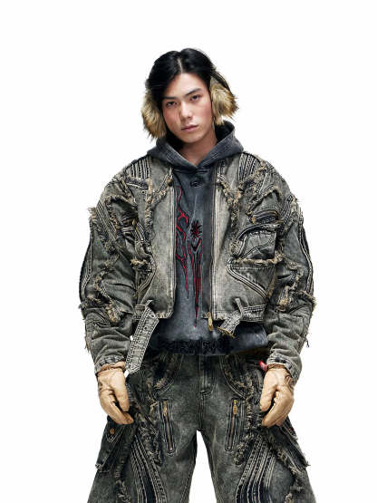 Aliens Denim Jacket (only 60 pieces)-IYAMIUIO