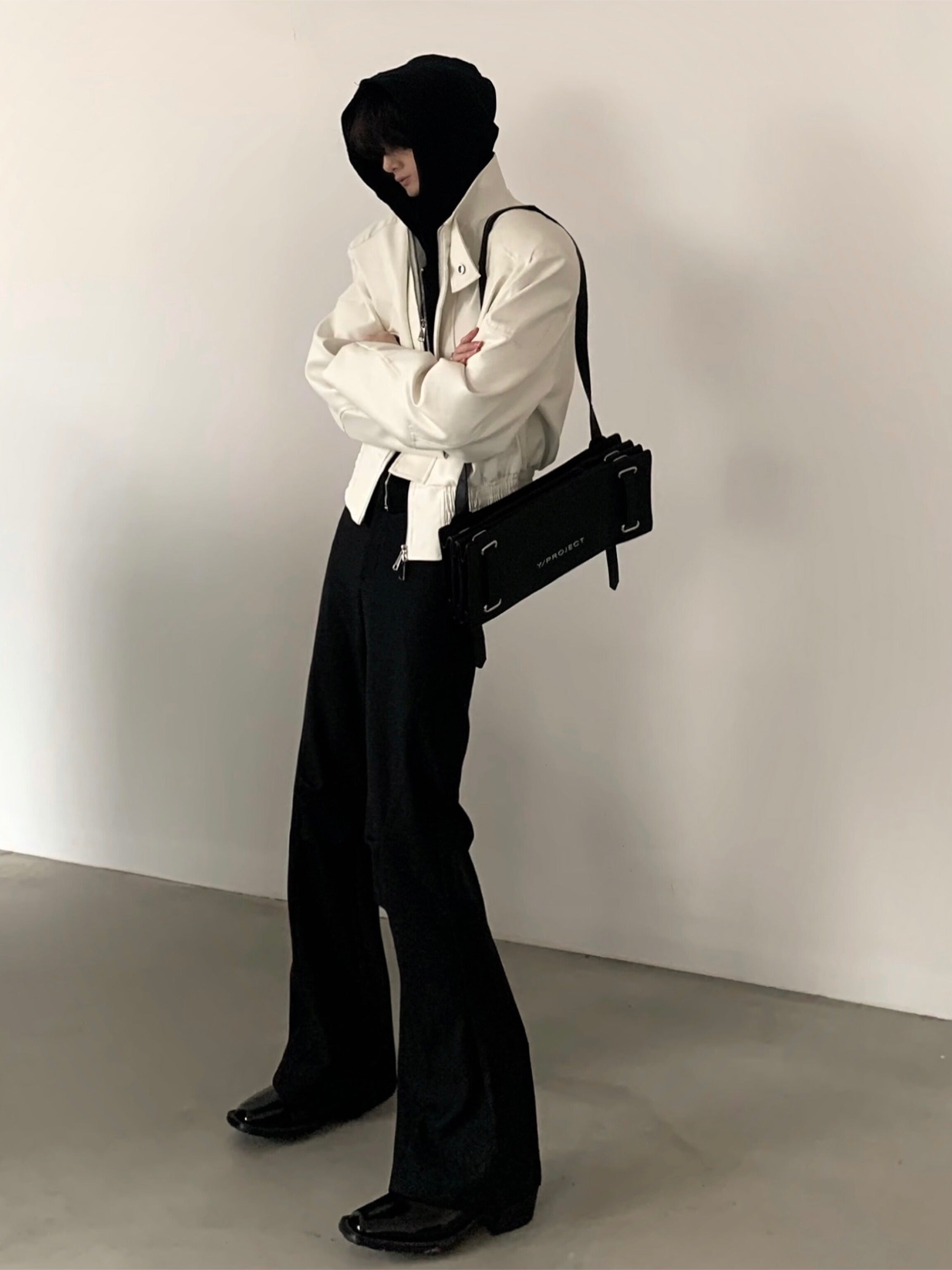 【24s March.】High Street Vibe Deconstructed Leather Jacket-IYAMIUIO