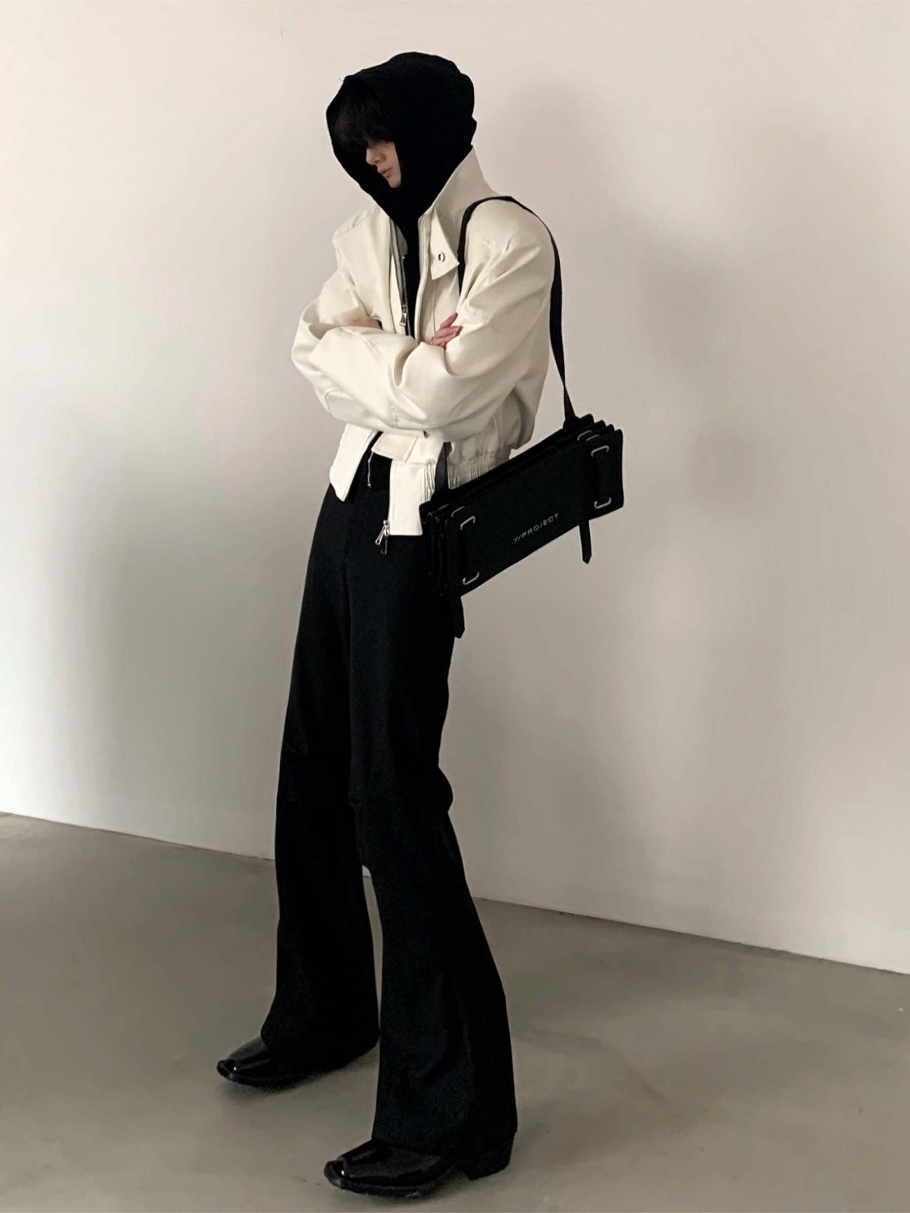 【24s March.】High Street Vibe Deconstructed Leather Jacket-IYAMIUIO