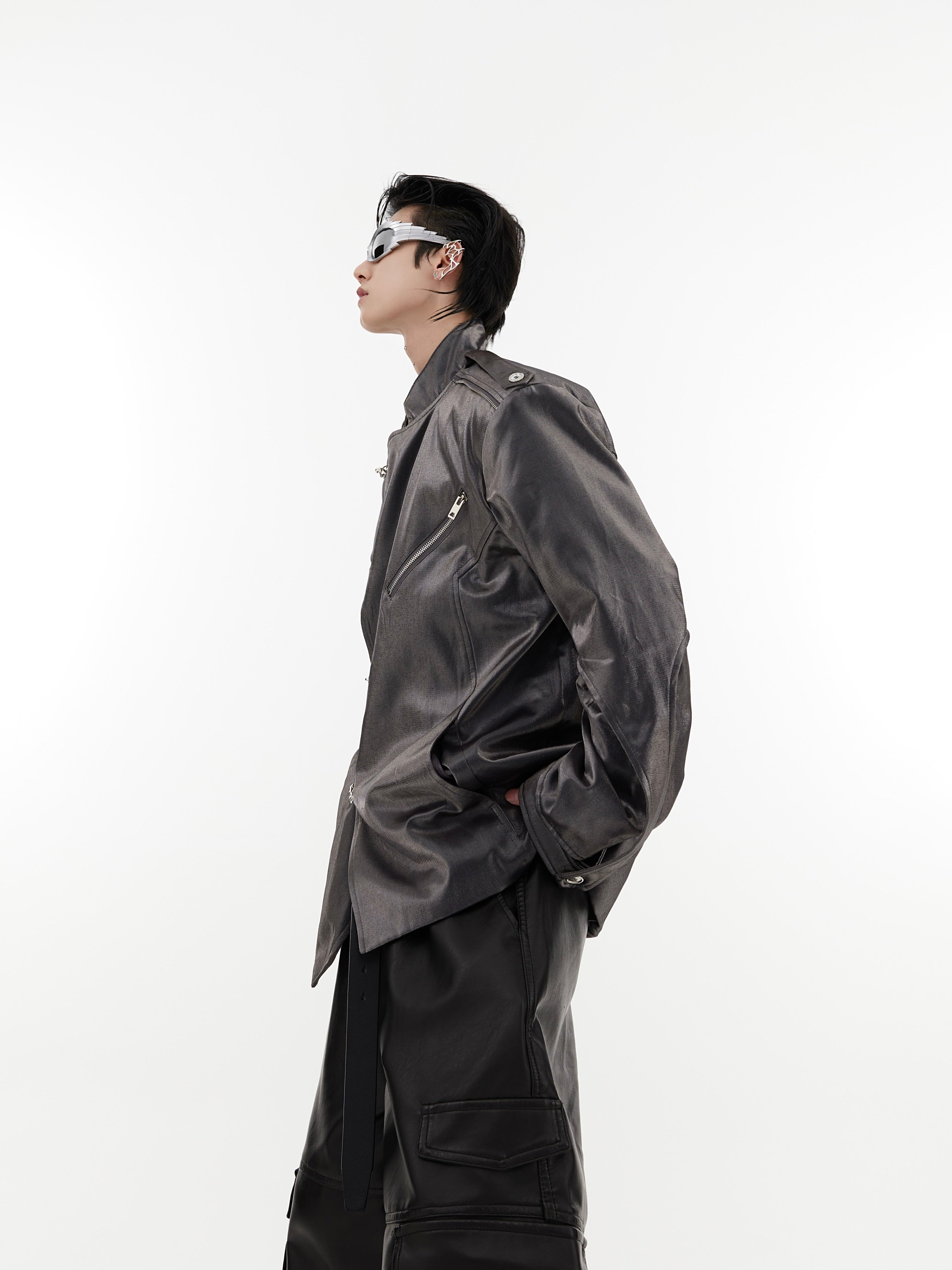 【23s August.】Chinese Style Liquid Streamer Jacket-IYAMIUIO