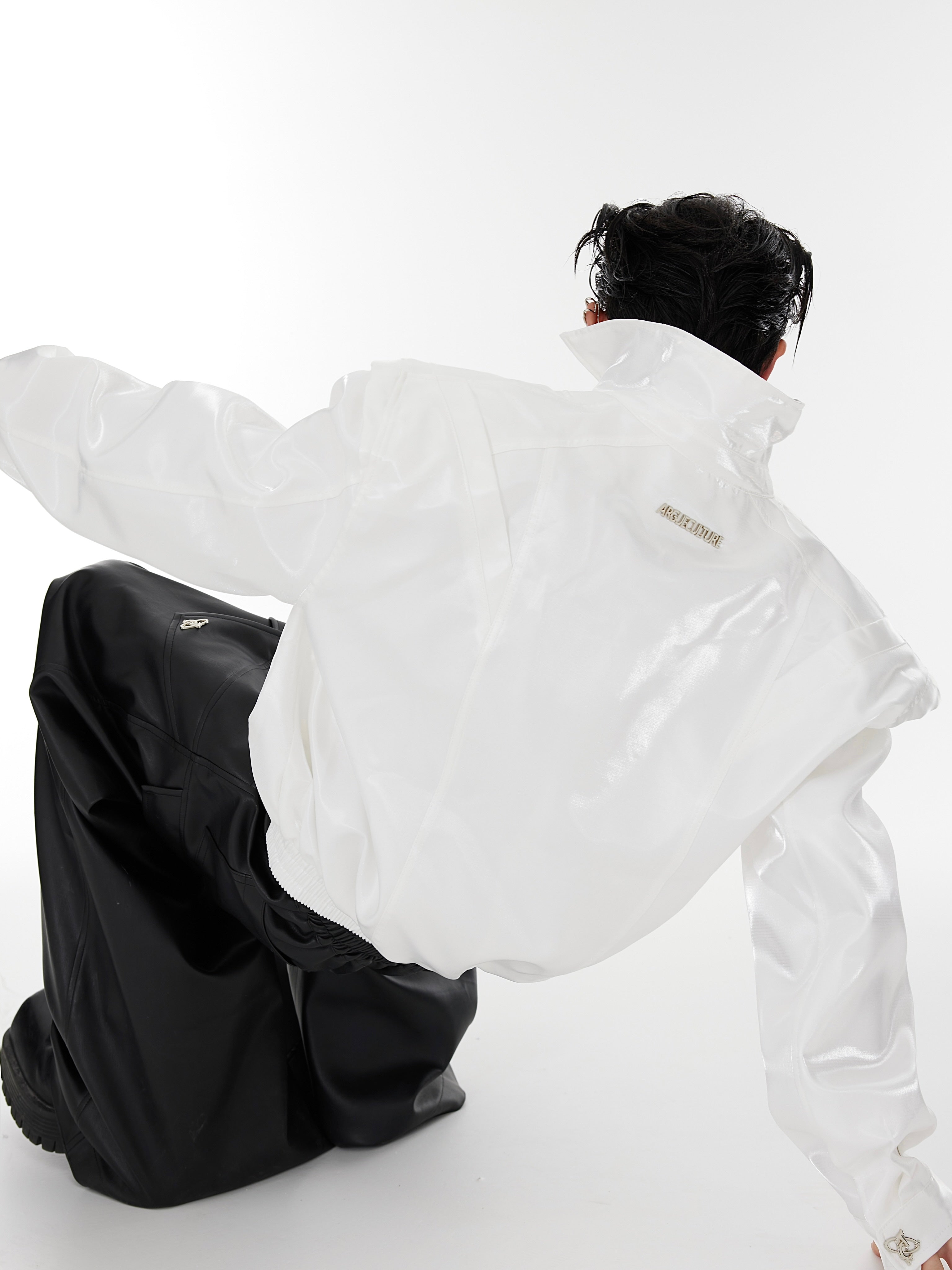 【23s August.】Streamer Shoulder Pad Jacket-IYAMIUIO