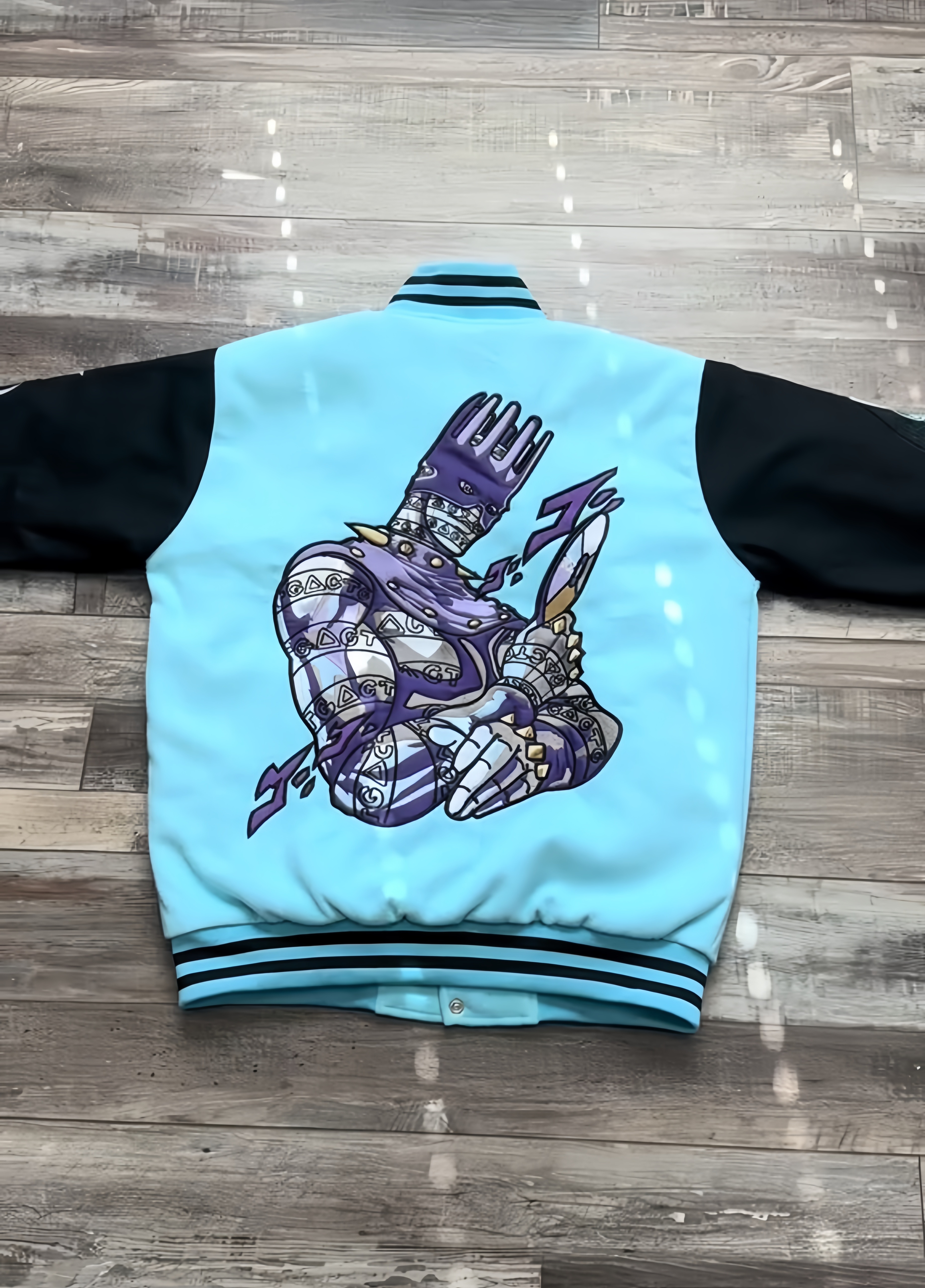 “WHITE SNAKE” Varsity Jacket-IYAMIUIO