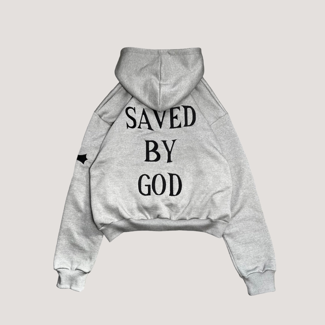 SAVED HOODIE (GREY)-IYAMIUIO