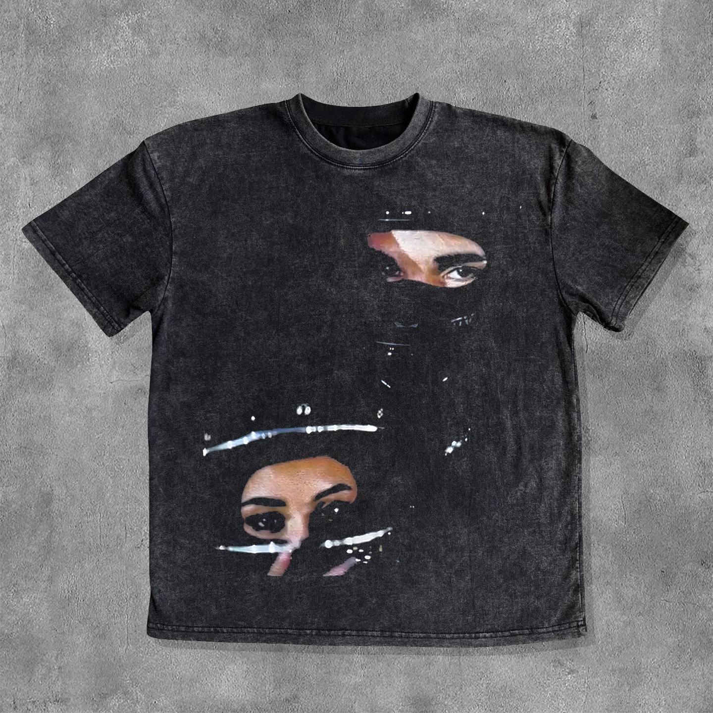 Dark Lane Demo Tapes Washed Distressed T-Shirt-IYAMIUIO