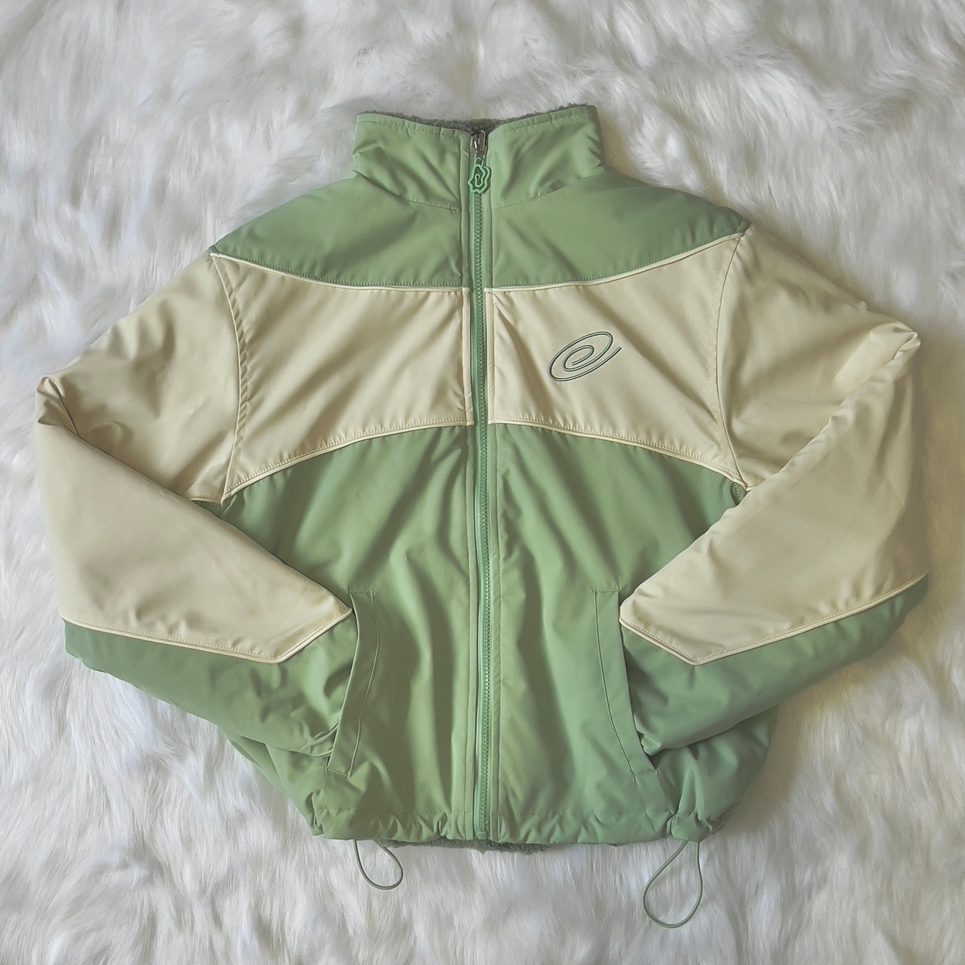 Matcha Reversible Fleece-IYAMIUIO
