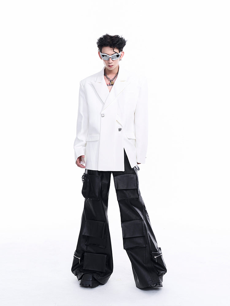 【24s Oct.】Men’s Split Hem Blazer-IYAMIUIO