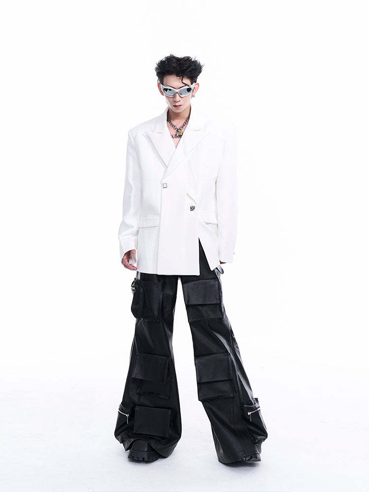 【24s Oct.】Men’s Split Hem Blazer-IYAMIUIO