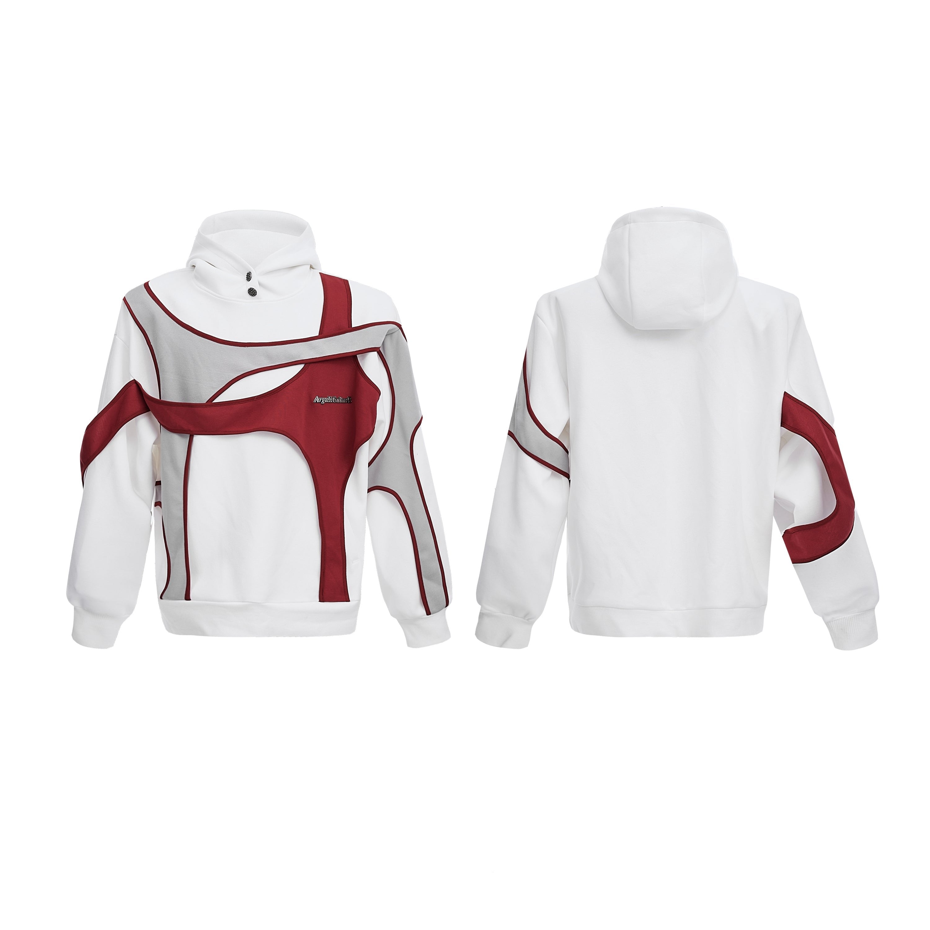 【24s Oct.】Deconstructed Double-layer Paneled Hoodie-IYAMIUIO