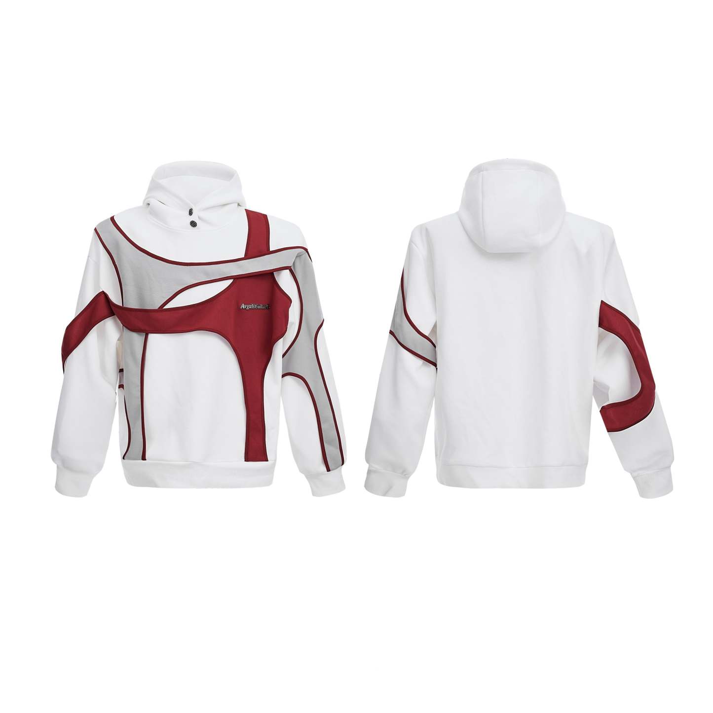 【24s Oct.】Deconstructed Double-layer Paneled Hoodie-IYAMIUIO