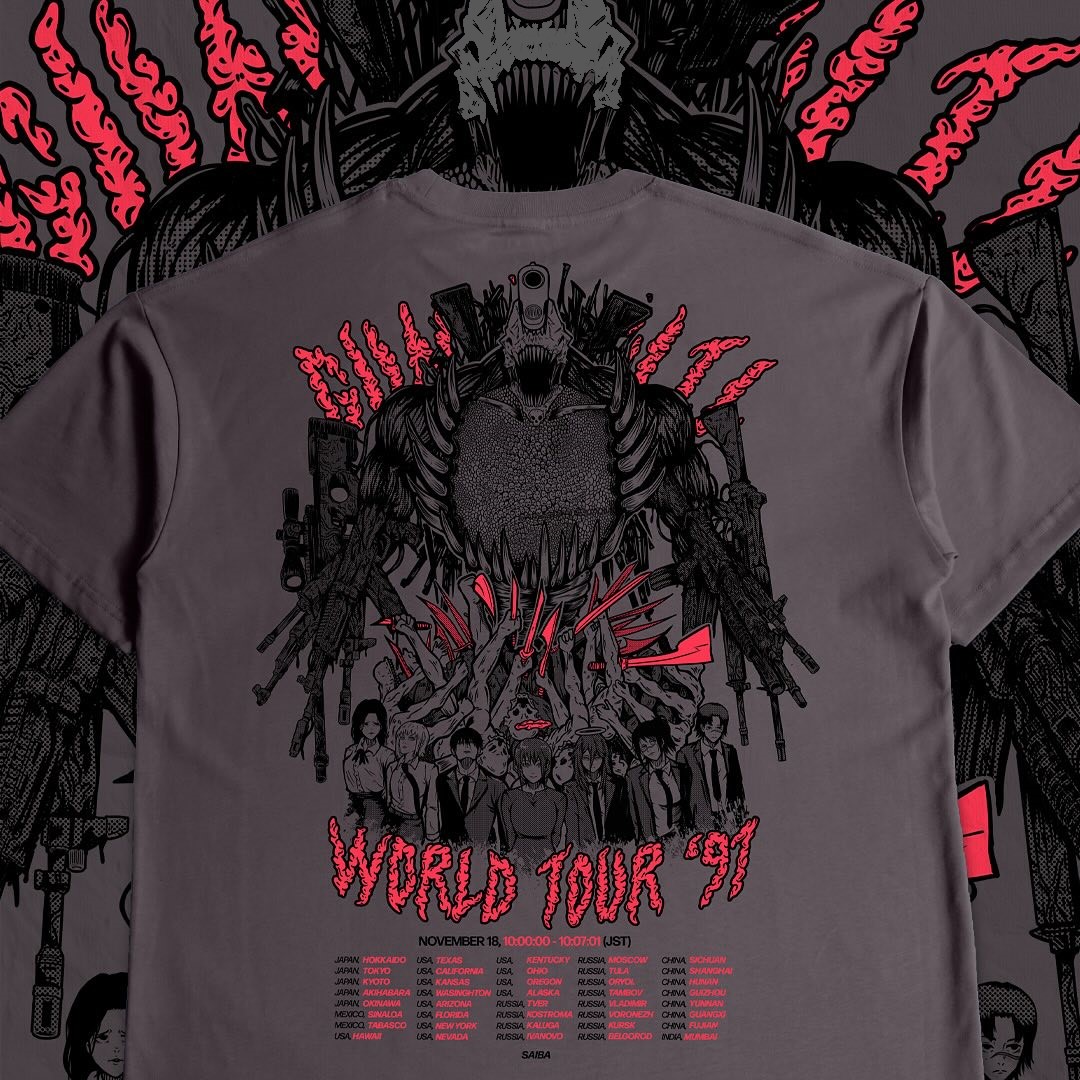 GUN DEVIL WORLD TOUR 97' T-SHIRT-CSM-IYAMIUIO