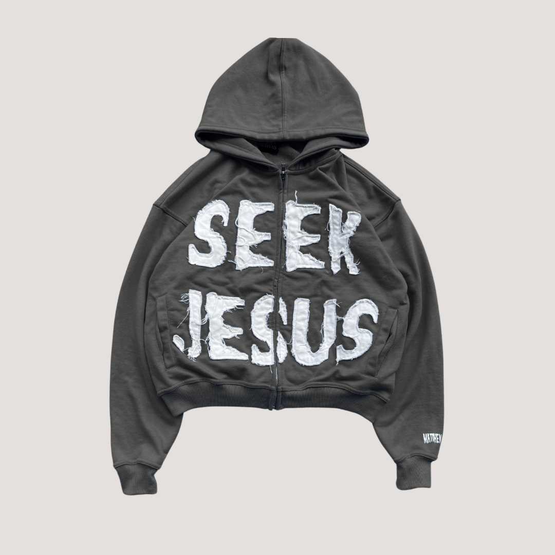 SEEK JESUS (GREY)-IYAMIUIO