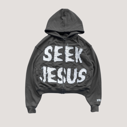 SEEK JESUS (GREY)-IYAMIUIO