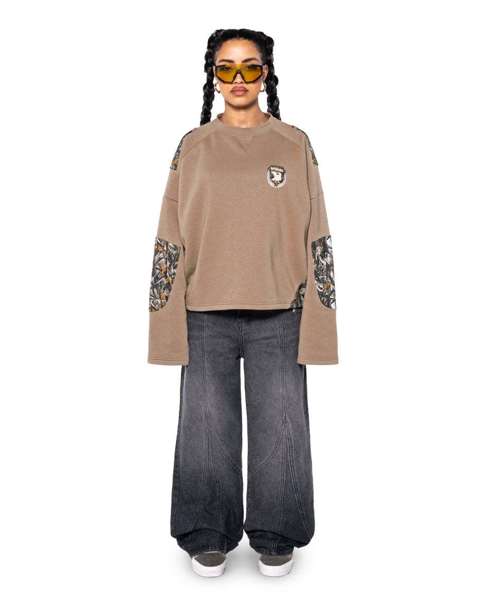 Camou Longsleeve Brown Forest-IYAMIUIO