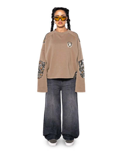 Camou Longsleeve Brown Forest-IYAMIUIO