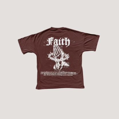 FAITH TEE (BROWN)-IYAMIUIO