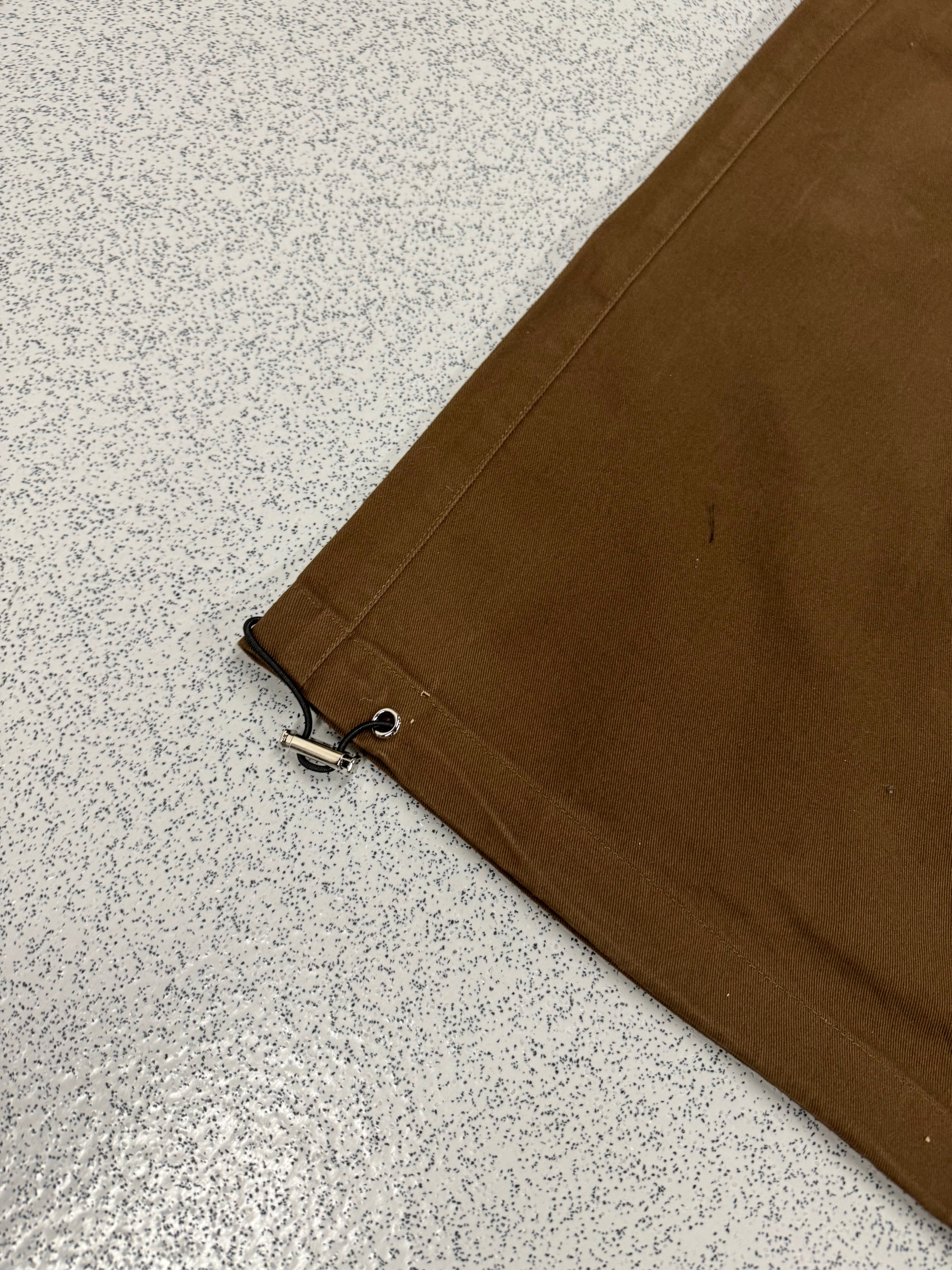 TAIGA STRAP PANTS (BROWN)-IYAMIUIO