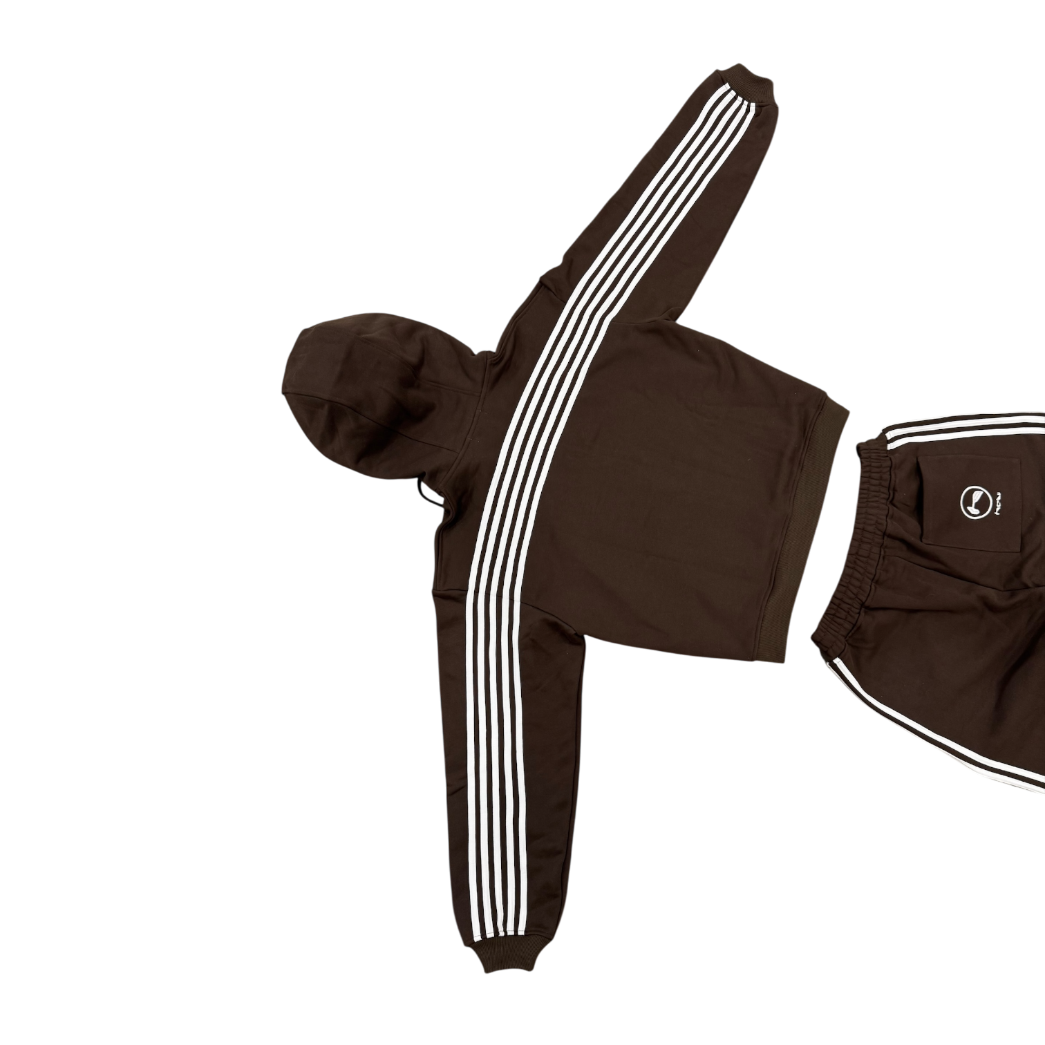 SPIKE HOODIE (BROWN)-IYAMIUIO