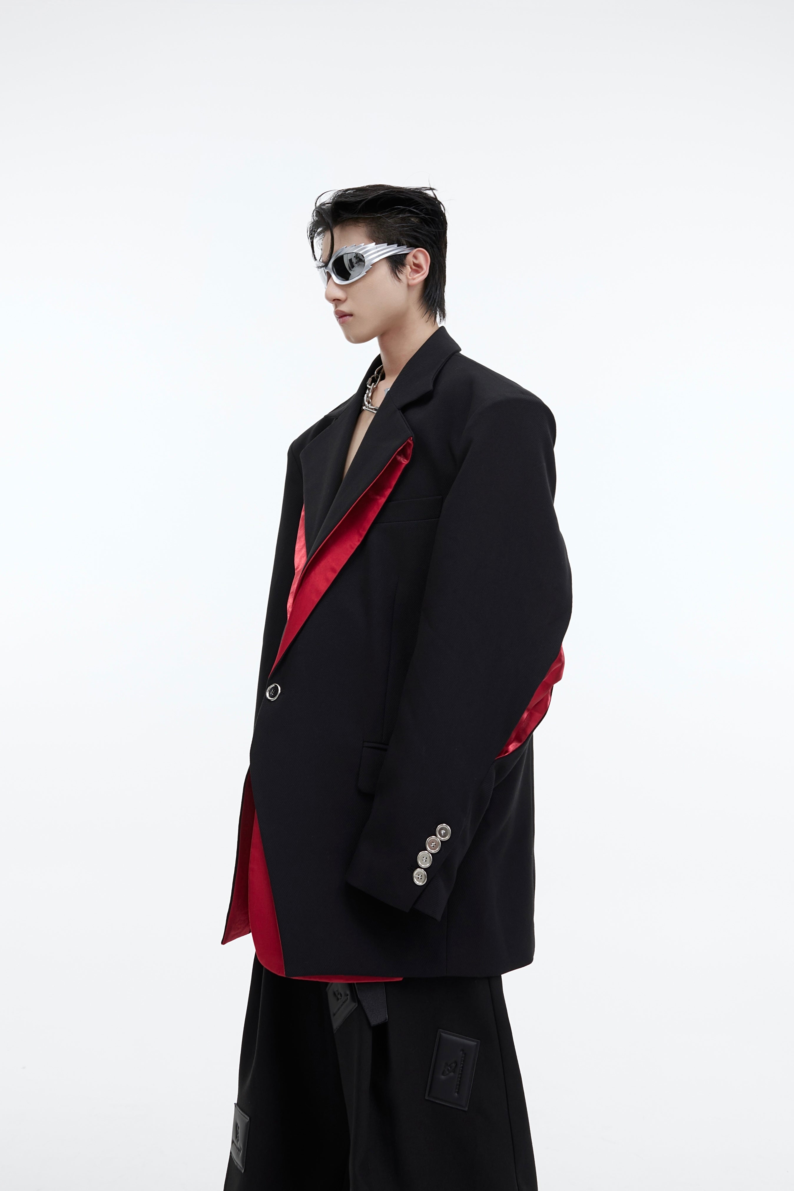 【23s September.】Structured Paneled Blazer-IYAMIUIO