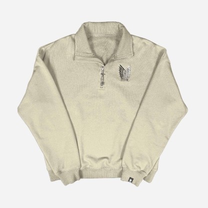 Wings of Freedom Quarter-Zip - AOT-IYAMIUIO