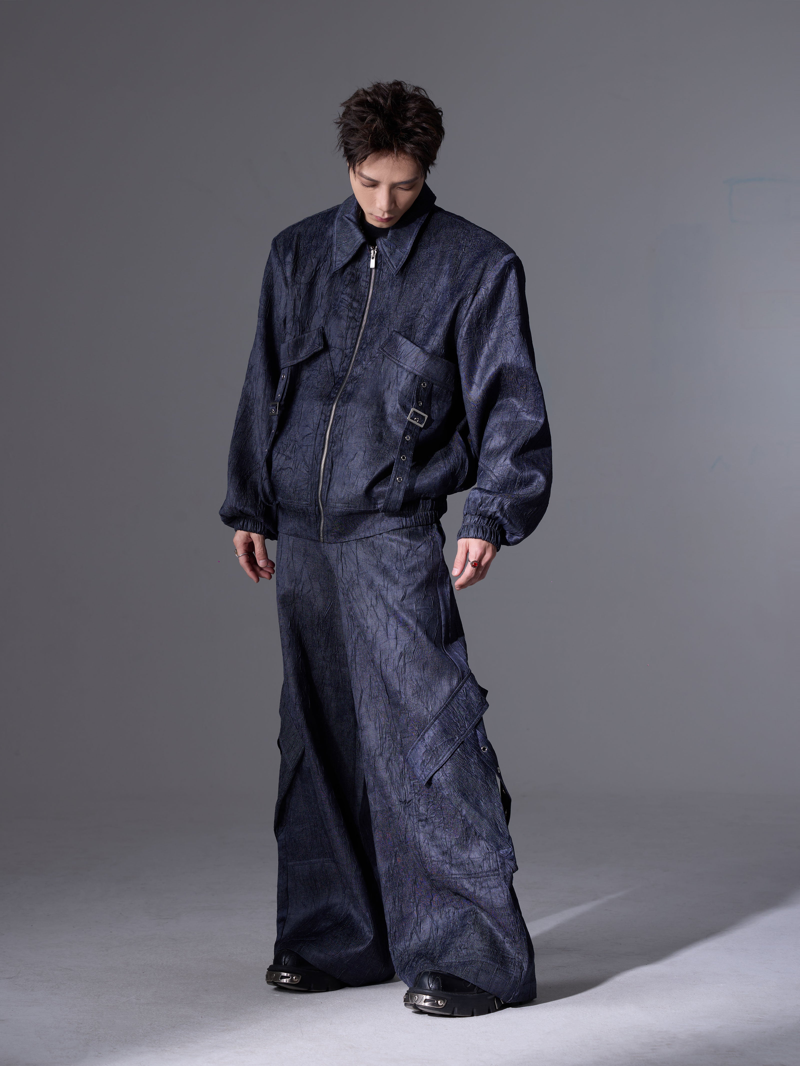 【24s April.】3D Textured Ribbon Jacket-IYAMIUIO