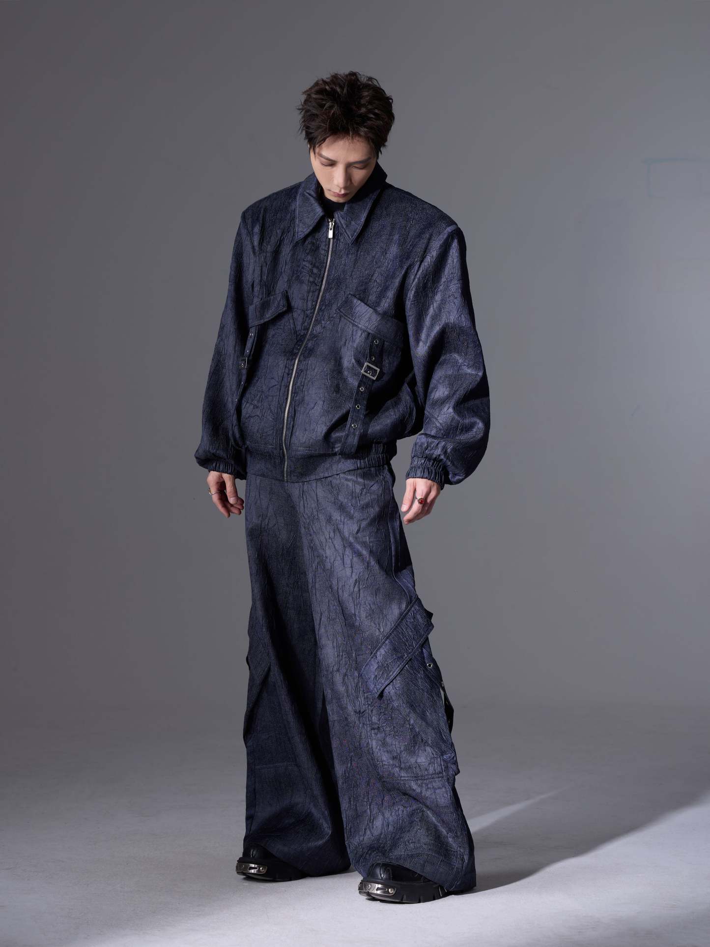 【24s April.】3D Textured Ribbon Jacket-IYAMIUIO