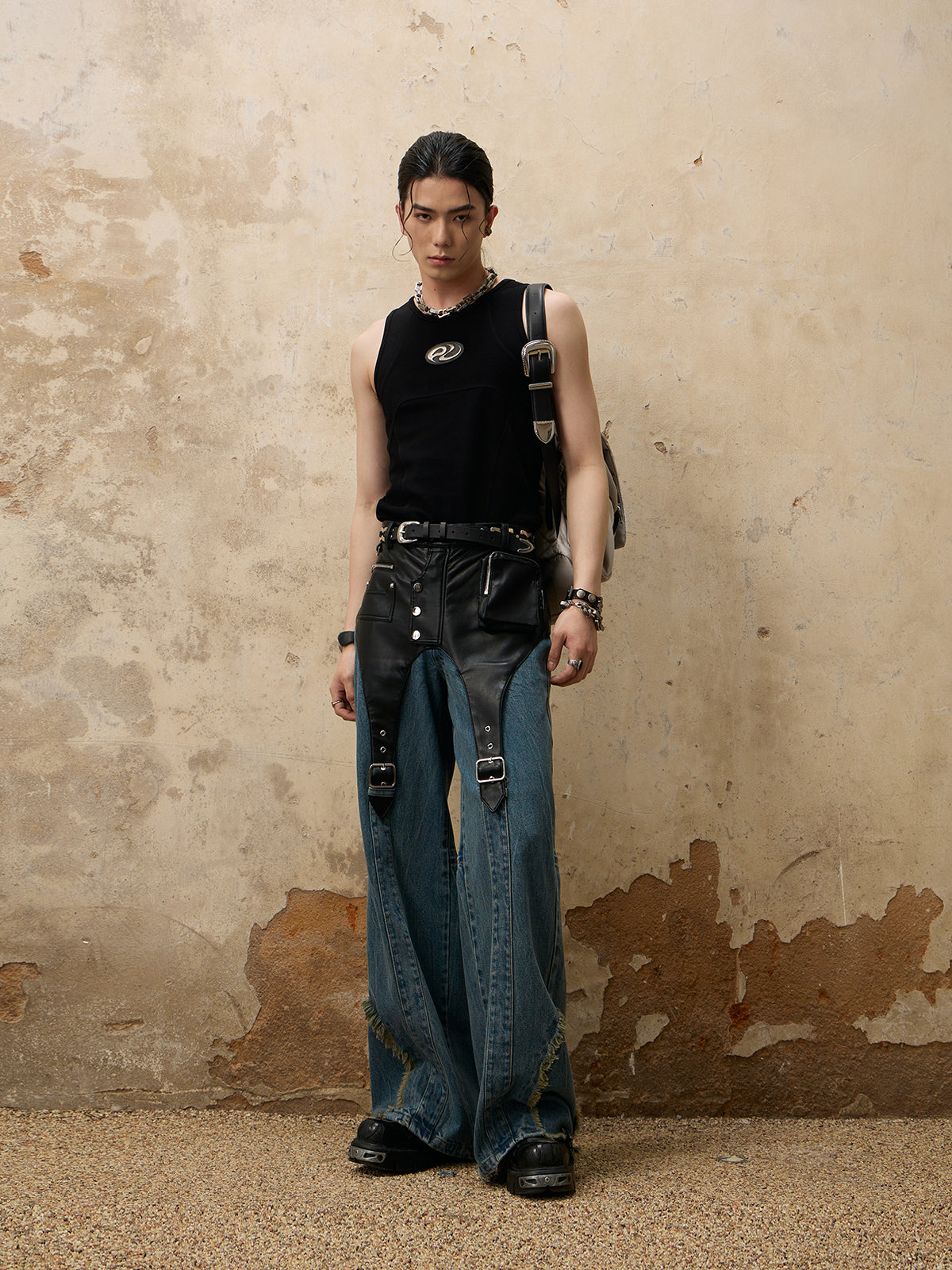 Personsoul Sleeveless vest-IYAMIUIO