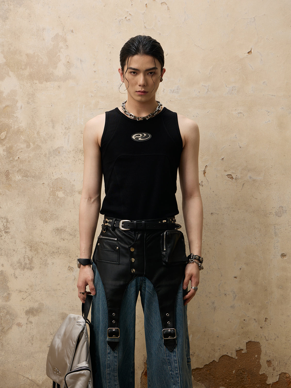 Personsoul Sleeveless vest-IYAMIUIO
