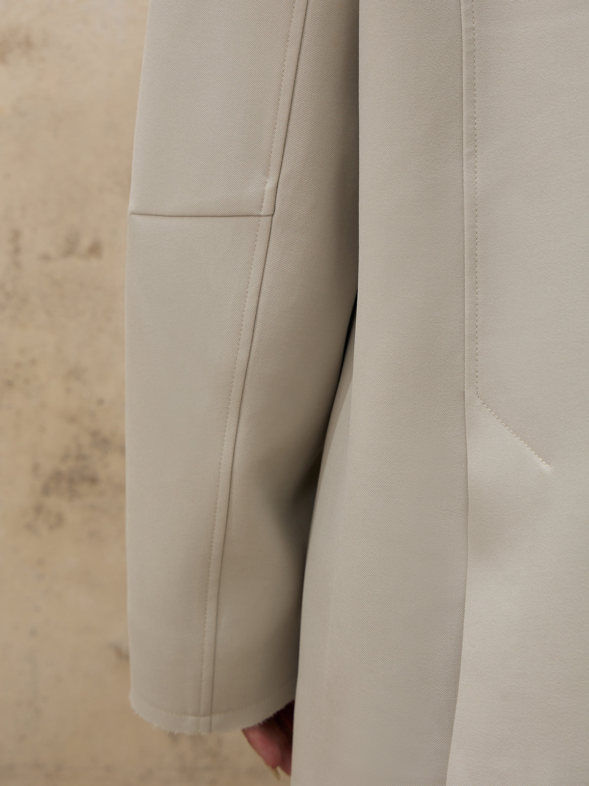 Personsoul Grey Tailoring Blazer-IYAMIUIO